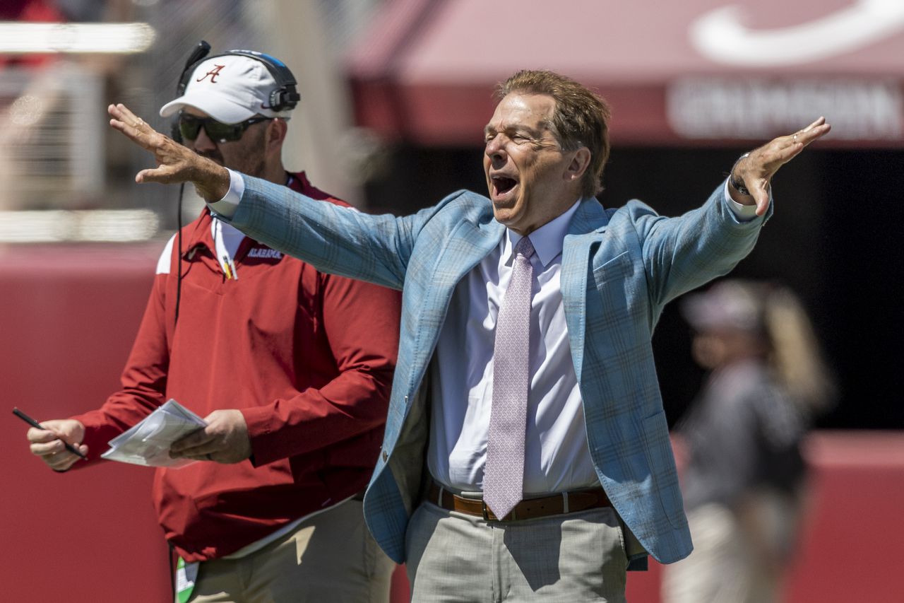 Paul Finebaum on Alabama 2024 schedule: Nick Sabanâs âlooking around for a drinkâ