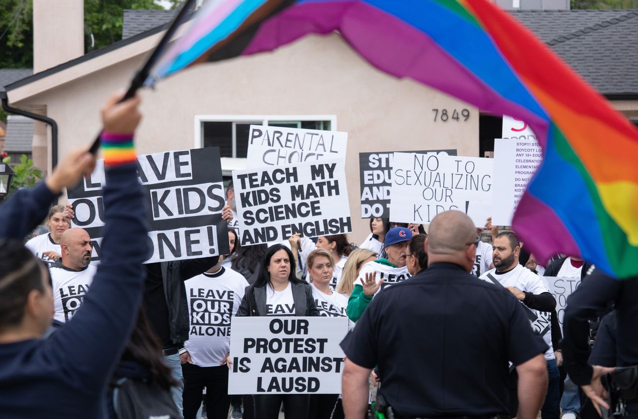 Proud Boys are targeting LA area school board meetings to provoke and assault during Pride month