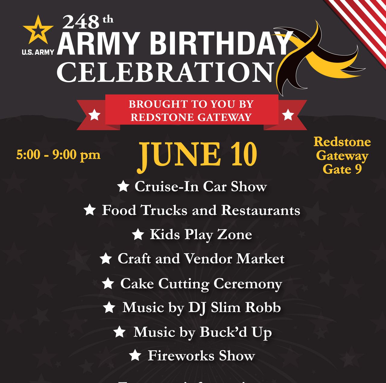 Redstone Arsenalâs annual street party for Armyâs birthday is Friday