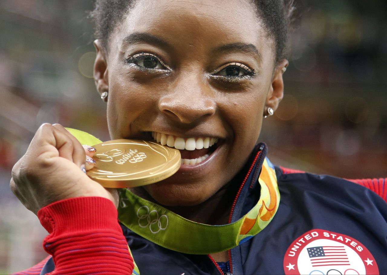 Simone Biles returns to competition for first meet since 2020 Olympics, joins Suni Lee in field