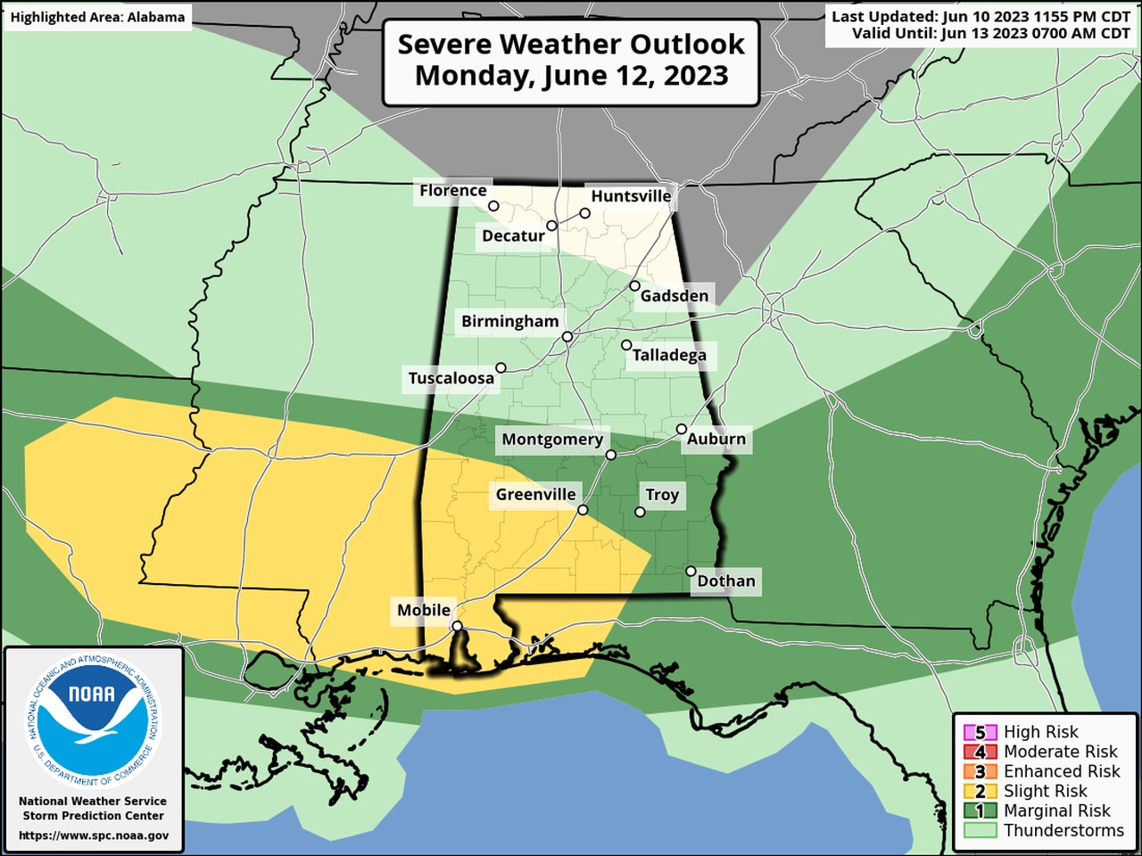 Threat increases for severe storms today and tonight