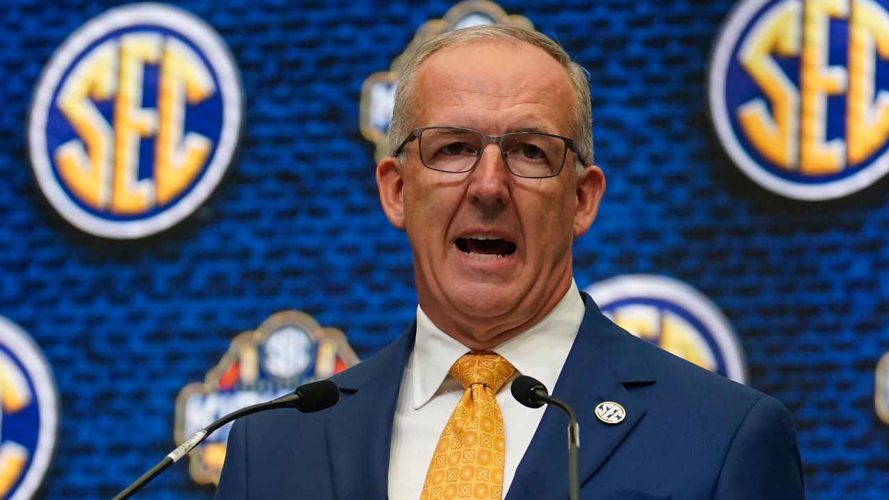 Tim Brando says Finebaum scared of Greg Sankey, blasts SEC commish over 8-league game schedule