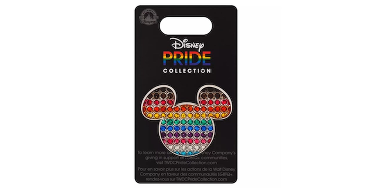 Mickey Mouse Icon Jeweled Pin