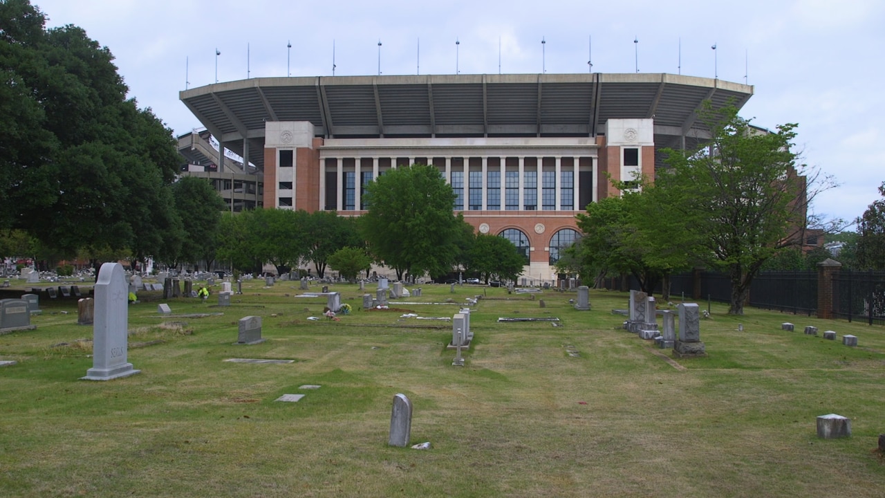 Watch new doc about Alabama cemetery in the shadows of Bryant-Denny Stadium