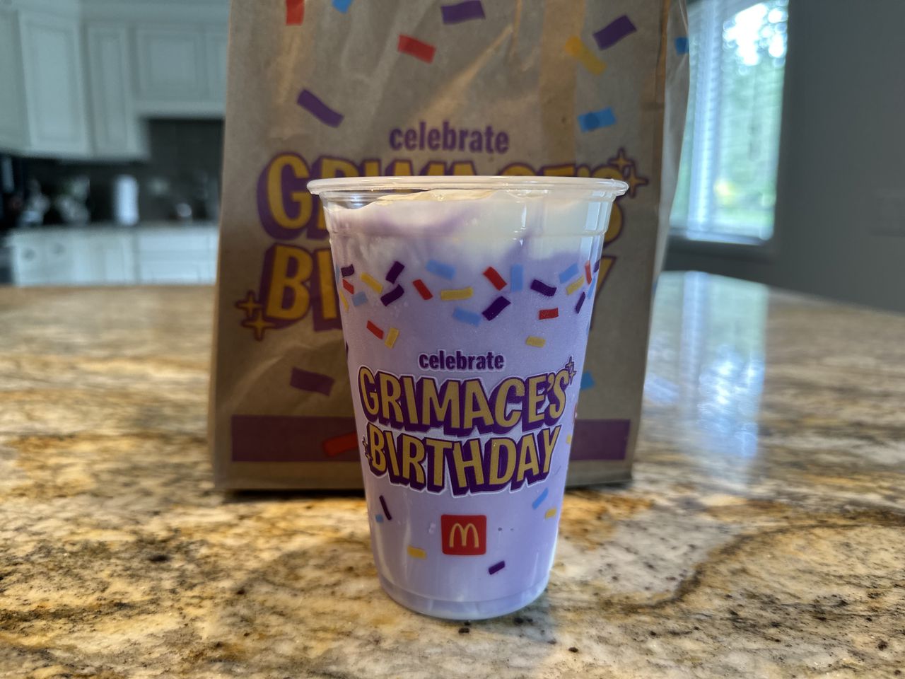 What does Grimaceâs Birthday shake taste like?