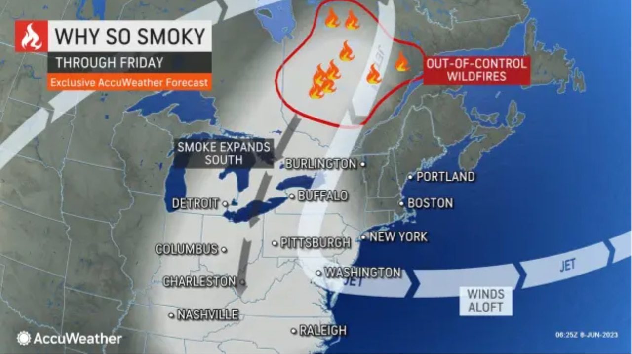 Wildfire smoke impacts air quality in US: What NASA satellite images show for Alabama