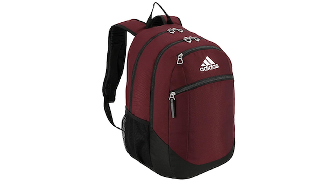 adidas Striker 2 Backpack, Team Maroon/Black/White, One Size