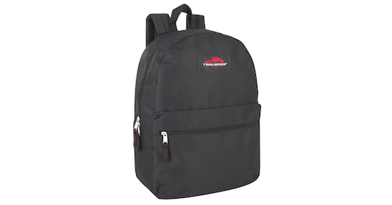 Trail maker Classic 17 Inch Backpack with Adjustable Padded Shoulder Straps