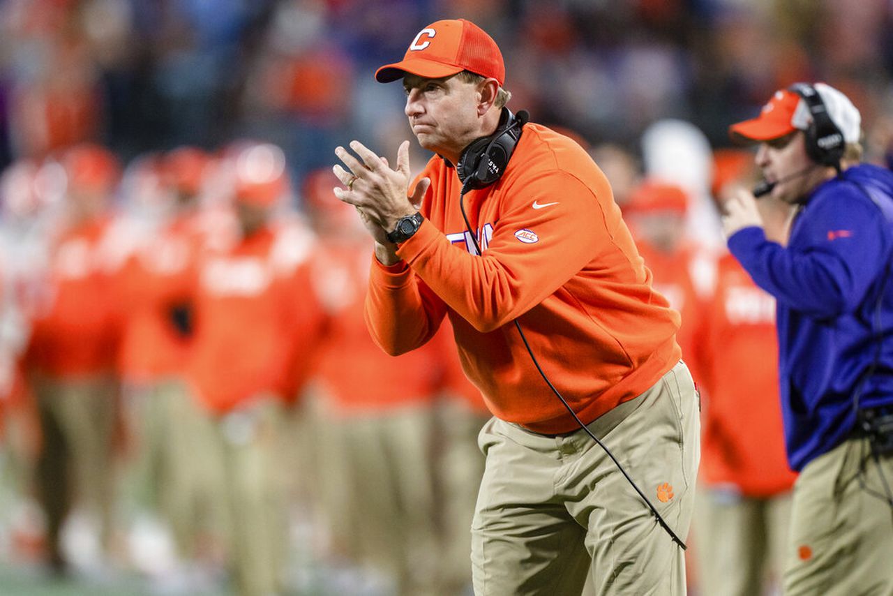 Dabo Swinney asked about Clemsonâs national relevancy: âI guess we stinkâ