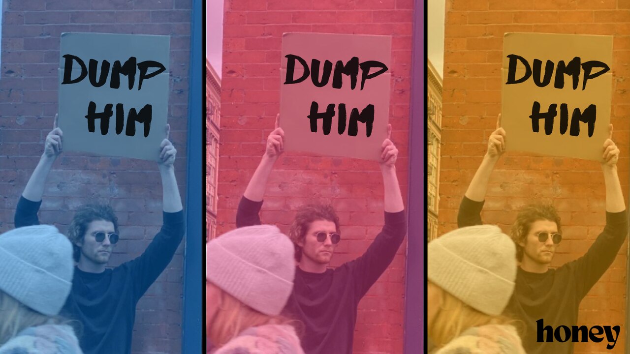 Dump him. No, seriously.