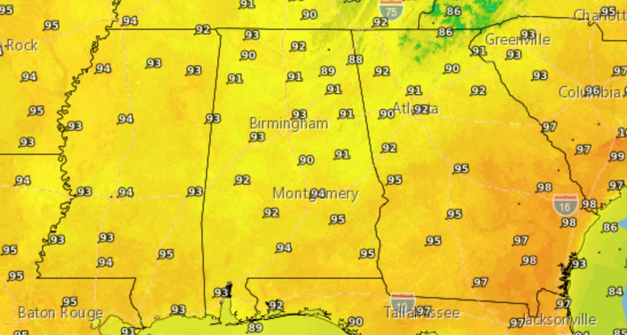 Entire state under a heat advisory for Sunday