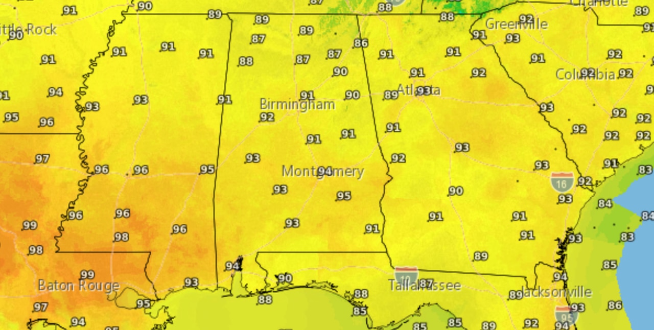 Heat advisory for Alabama: How hot will it get?
