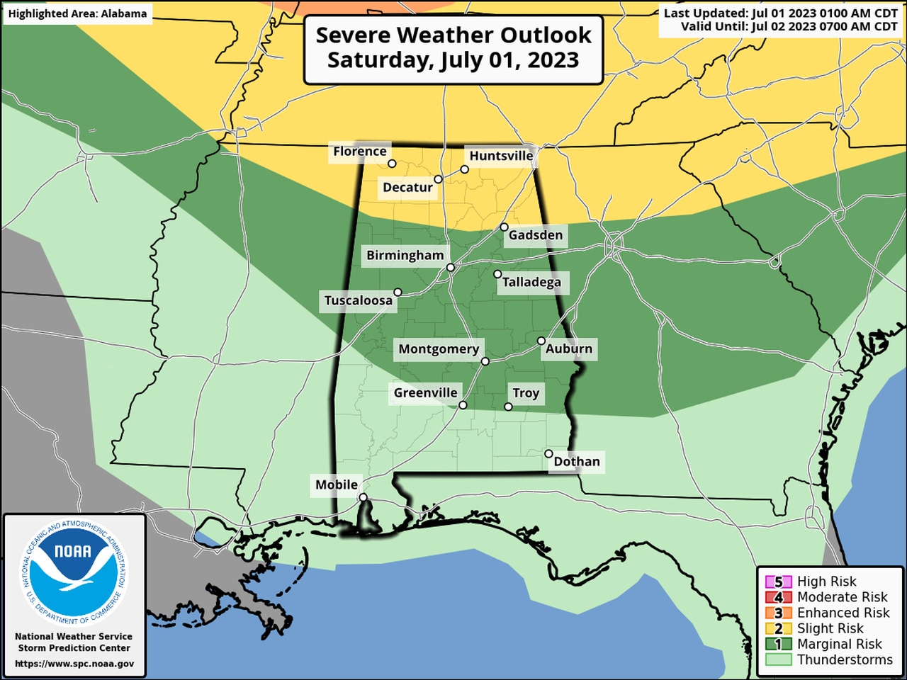 Saturday severe outlook