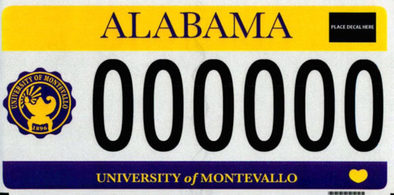 Redesigned license plates coming for 4 Alabama universities