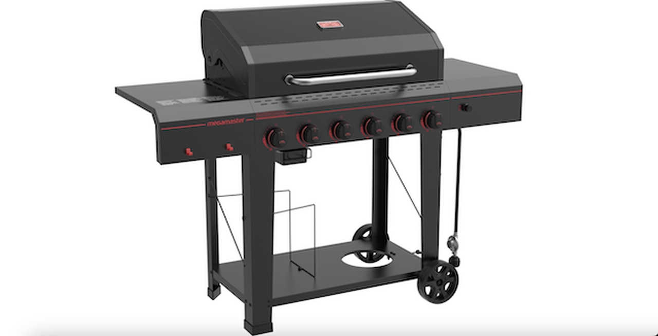 Megamaster 6-Burner Propane Gas Grill