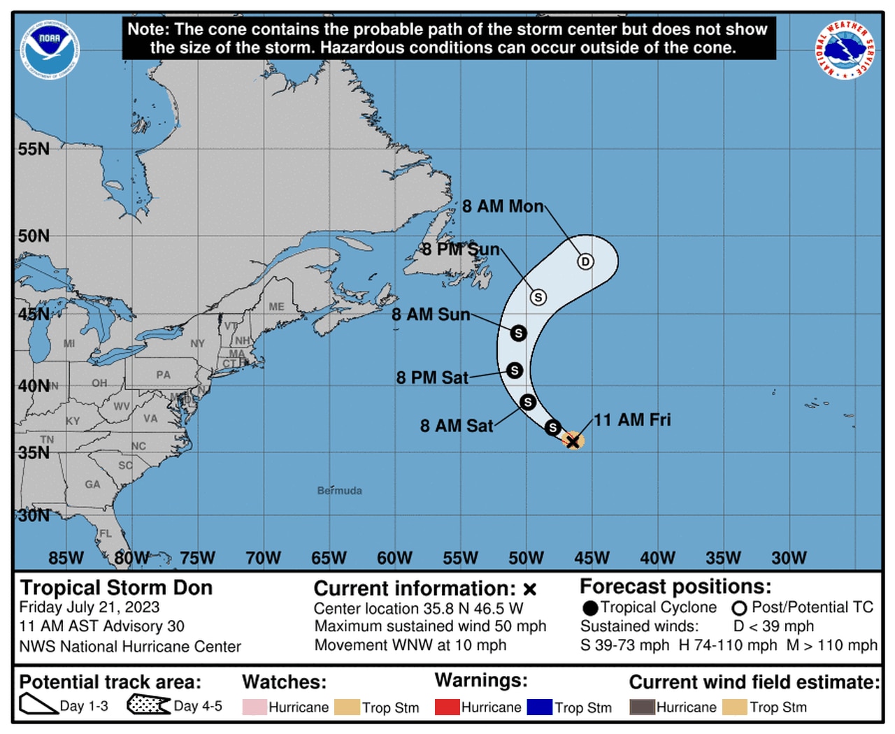 Tropical wave headed for Caribbean while Don hangs on