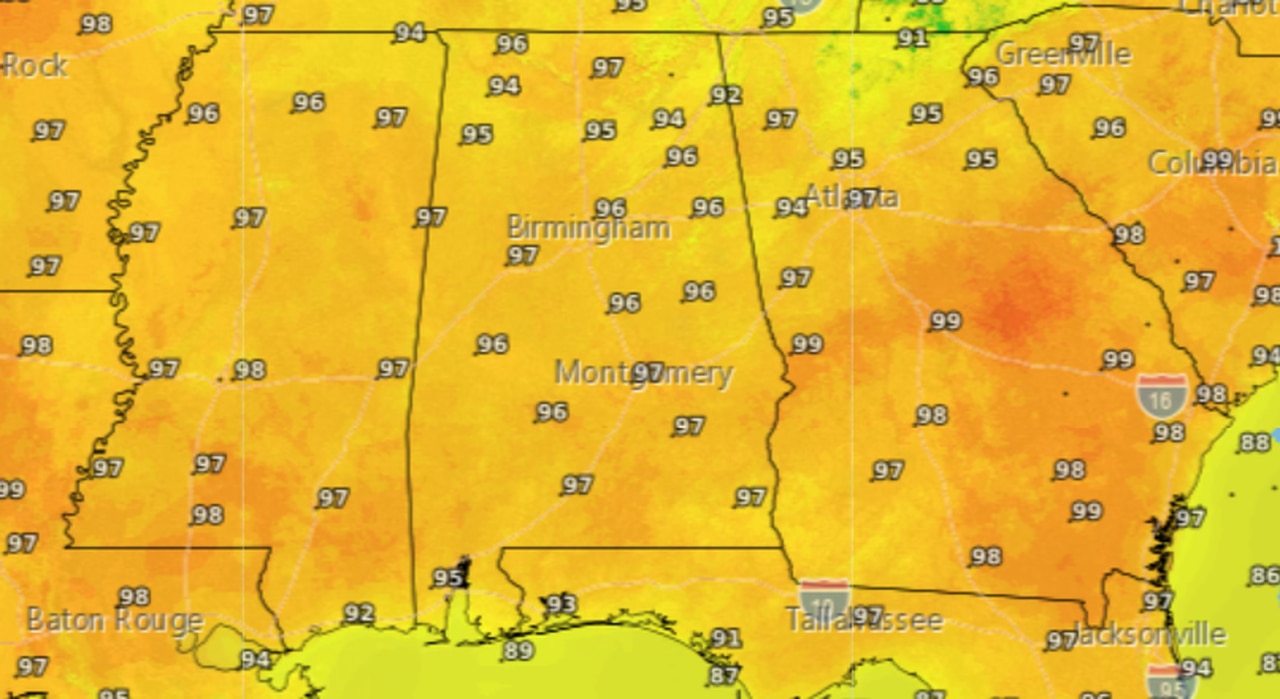 Thursday highs