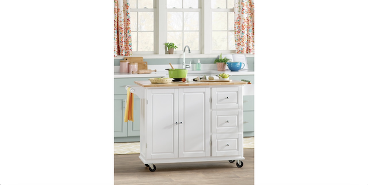 Hardiman Solid Wood Kitchen Cart