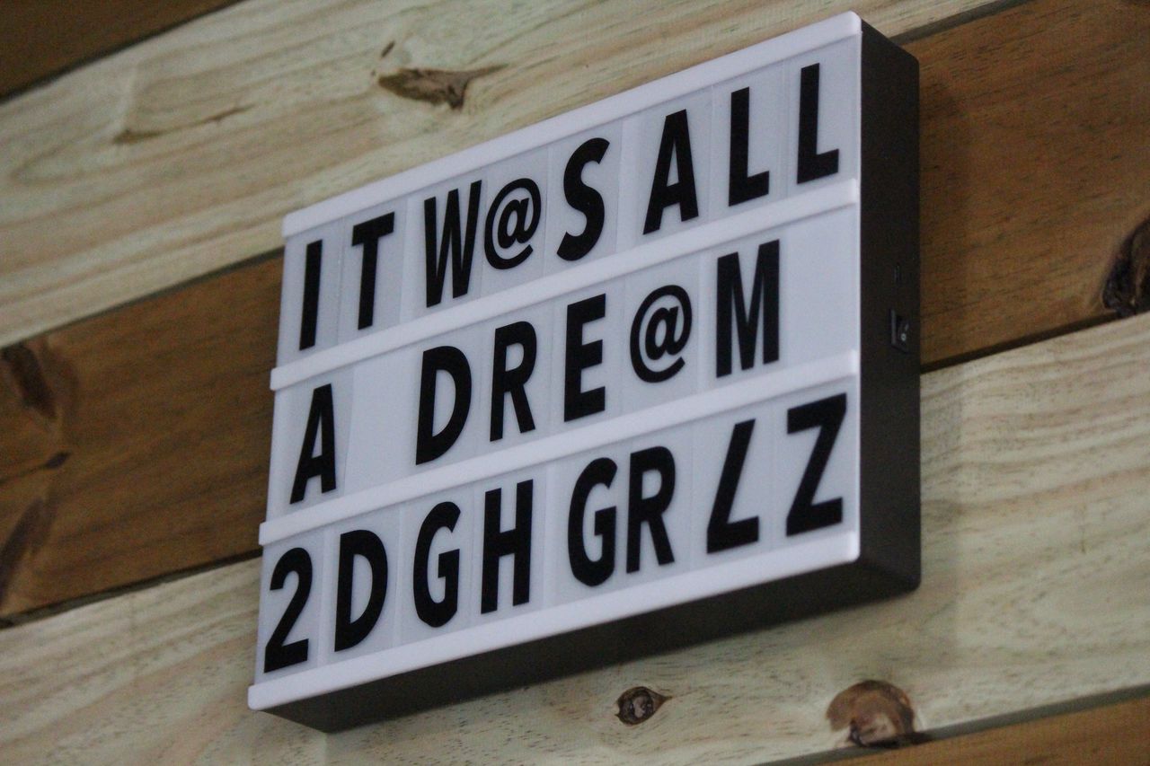 Wall decor at 2 Dough Girlz