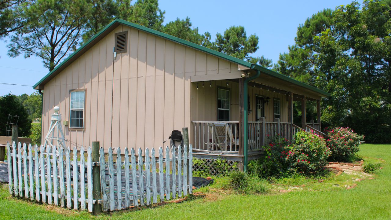 Fairfield Farm. located near Weeks Bay, features one cottage and three RV travel trailers as Airbnb sites.