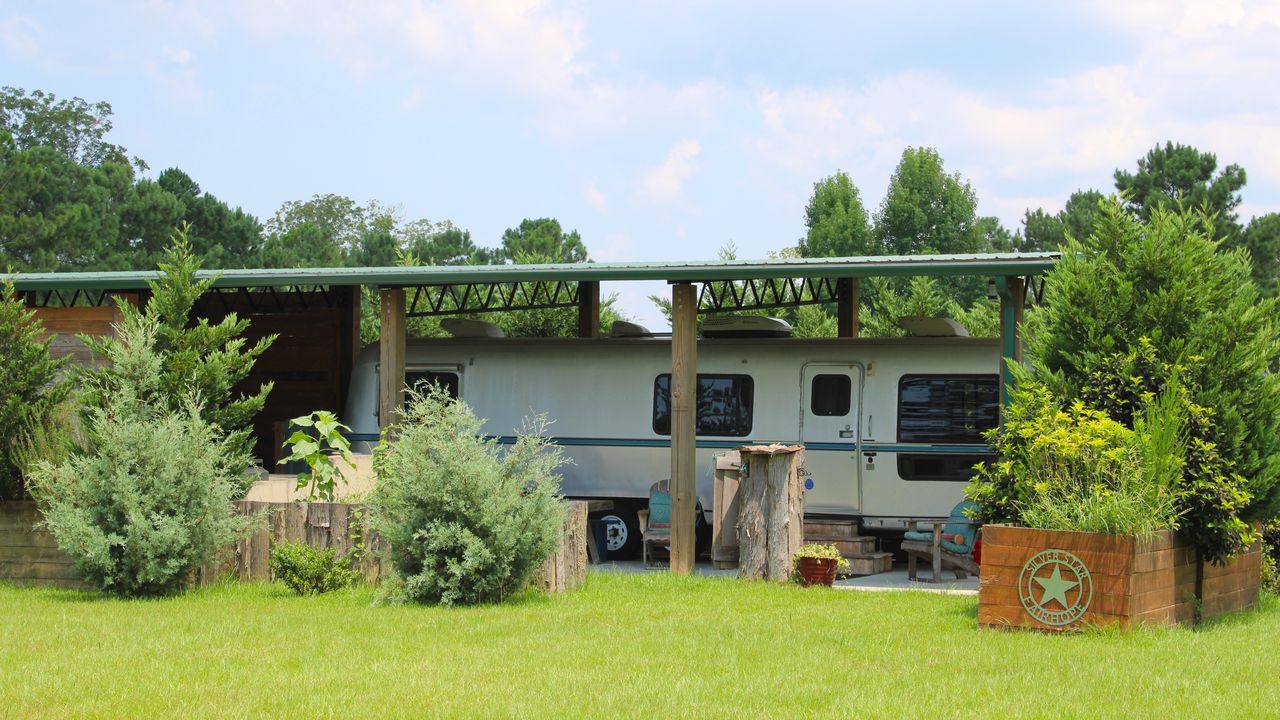 Fairfield Farm. located near Weeks Bay, features one cottage and three RV travel trailers as Airbnb sites.