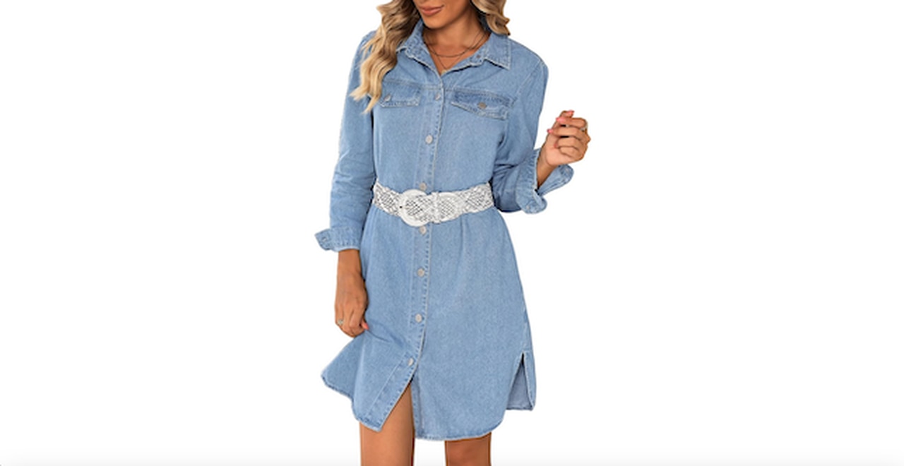 luvamia Denim Dress for Women