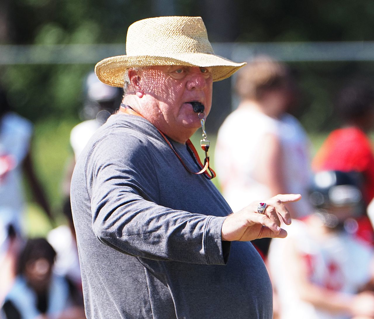 Theodore football practice 