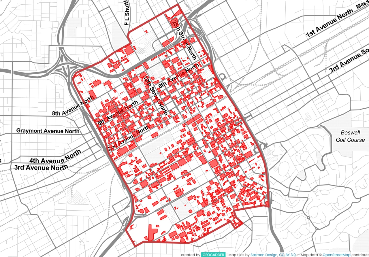 26% of land in downtown Birmingham is dedicated to parking. Is that space being wasted?