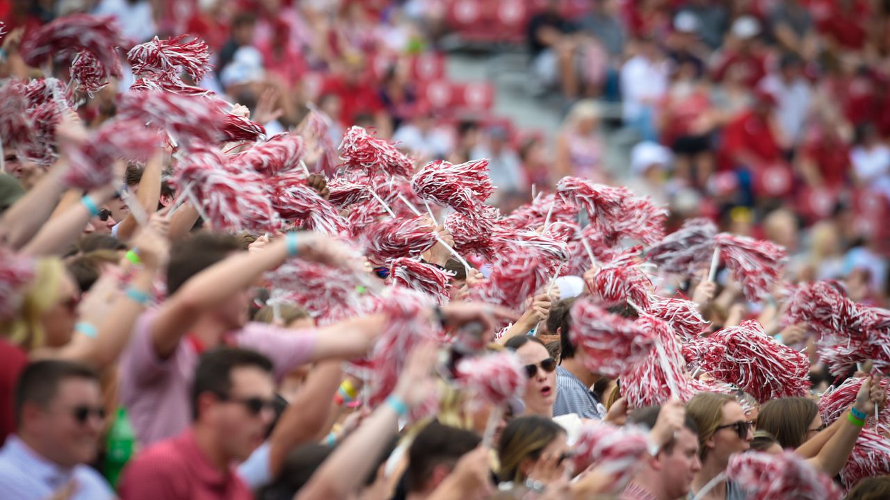 Alabama Football Fans in the Stands: Ole Miss 2021