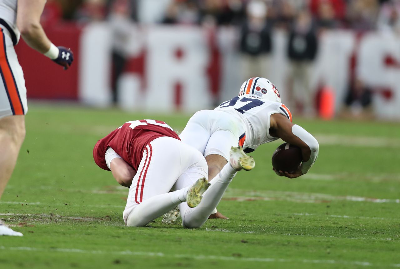 Alabama footballâs Will Reichard talks Iron Bowl tackle, trash talk