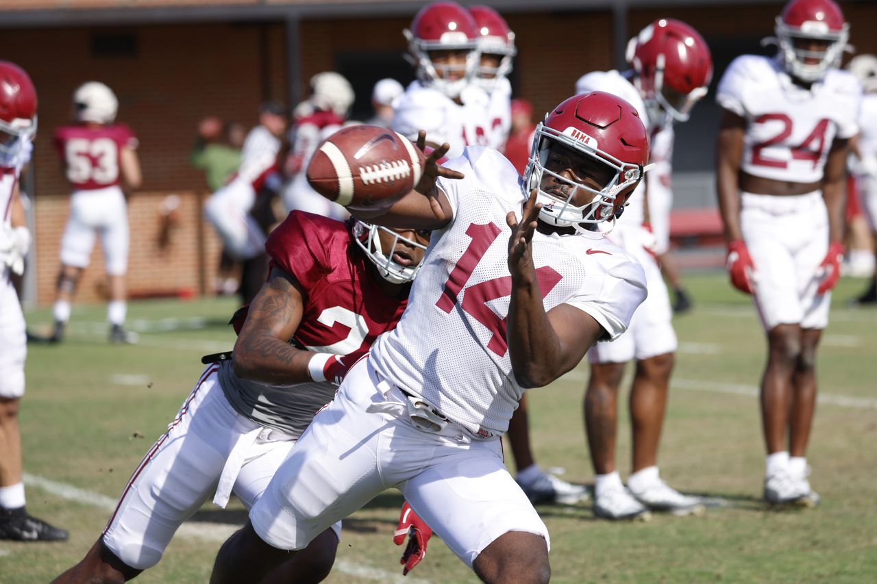 Alabama wide receiver removed from online roster as fall camp opens