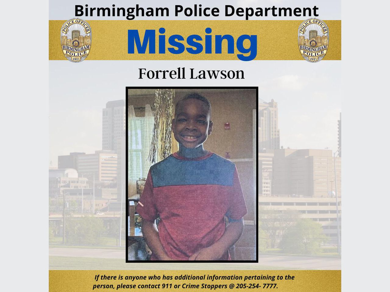 Birmingham police searching for missing boy who left group home