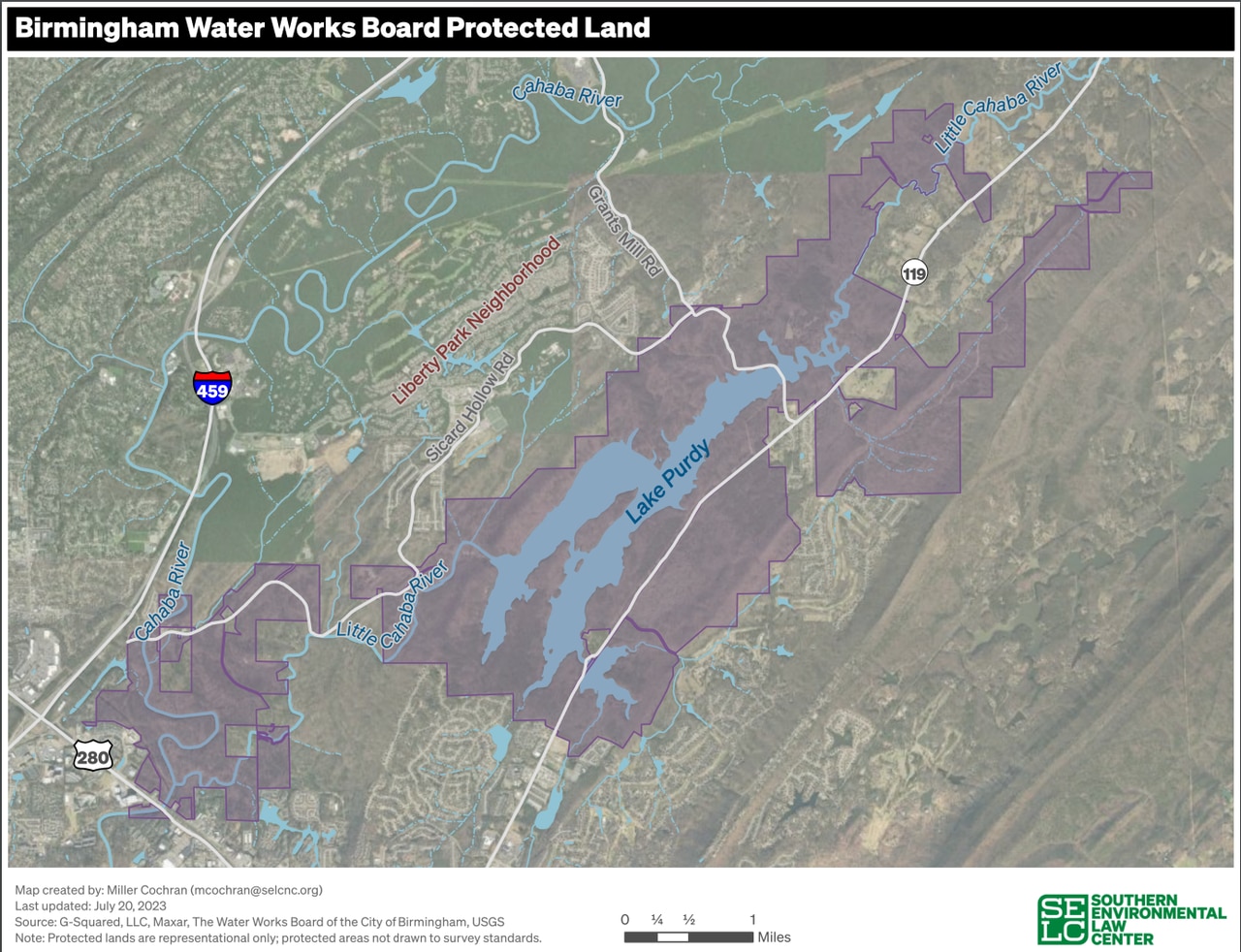 Birmingham Water Works settles suit to protect land near drinking water intake