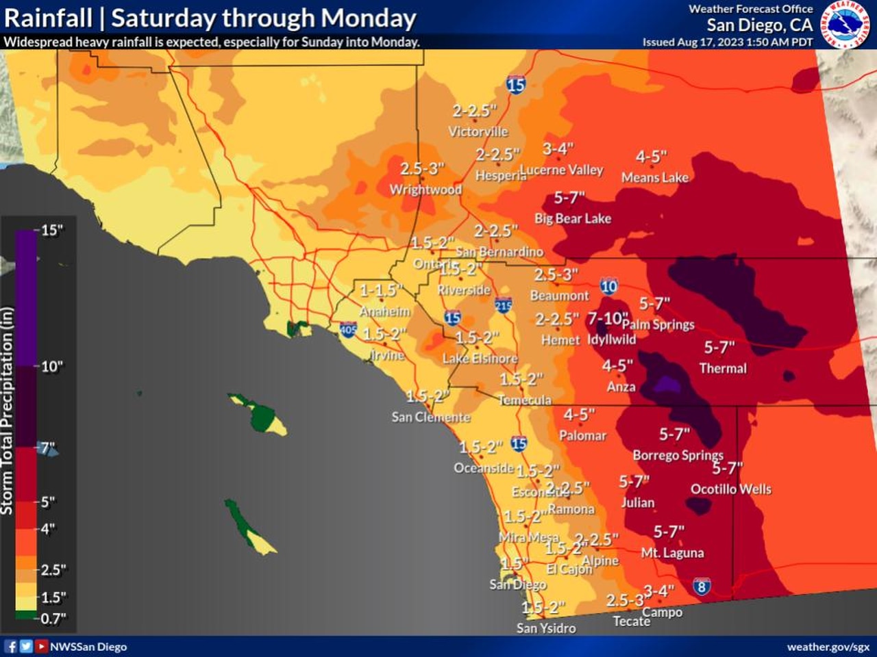 California hurricane? No, but Hilary could come close