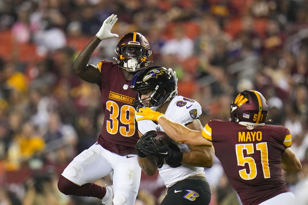 Commanders end Ravensâ NFL preseason winning streak