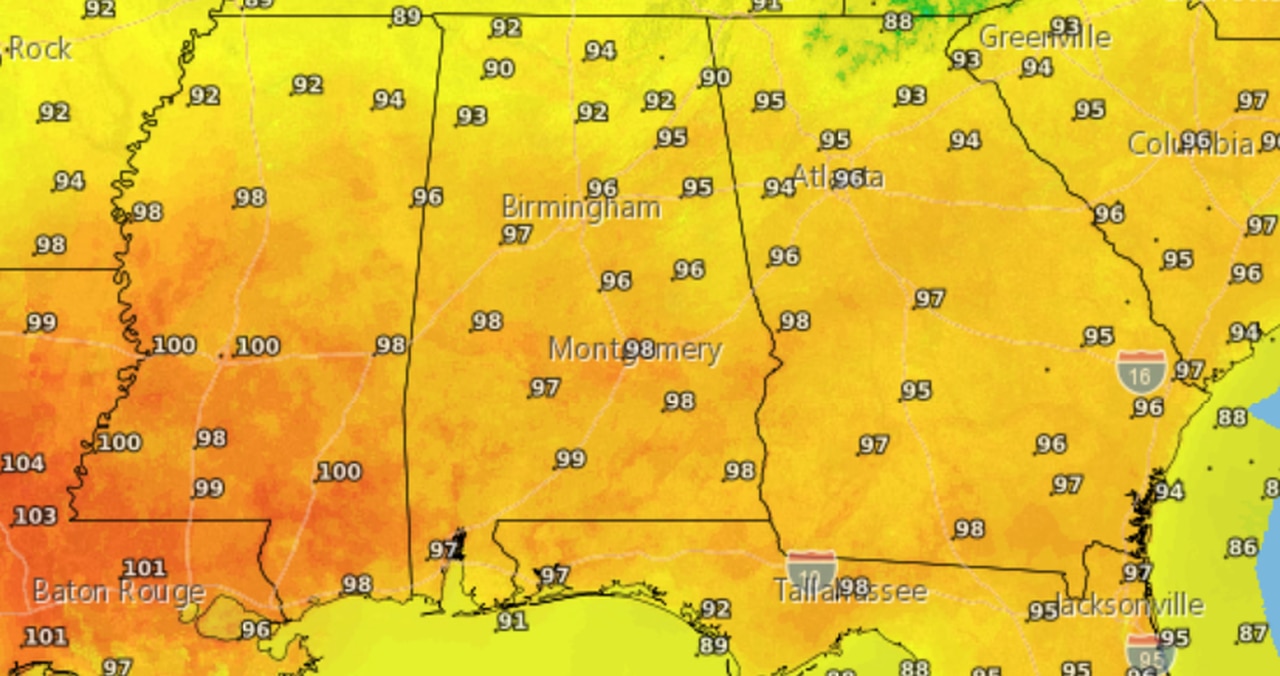 Monday highs