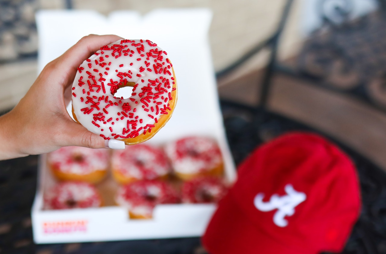 Dunkinâ announces return of the Roll Tide Donut