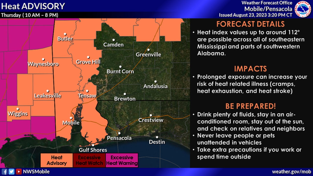 Heat advisory
