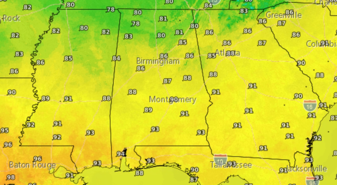 Wednesday highs