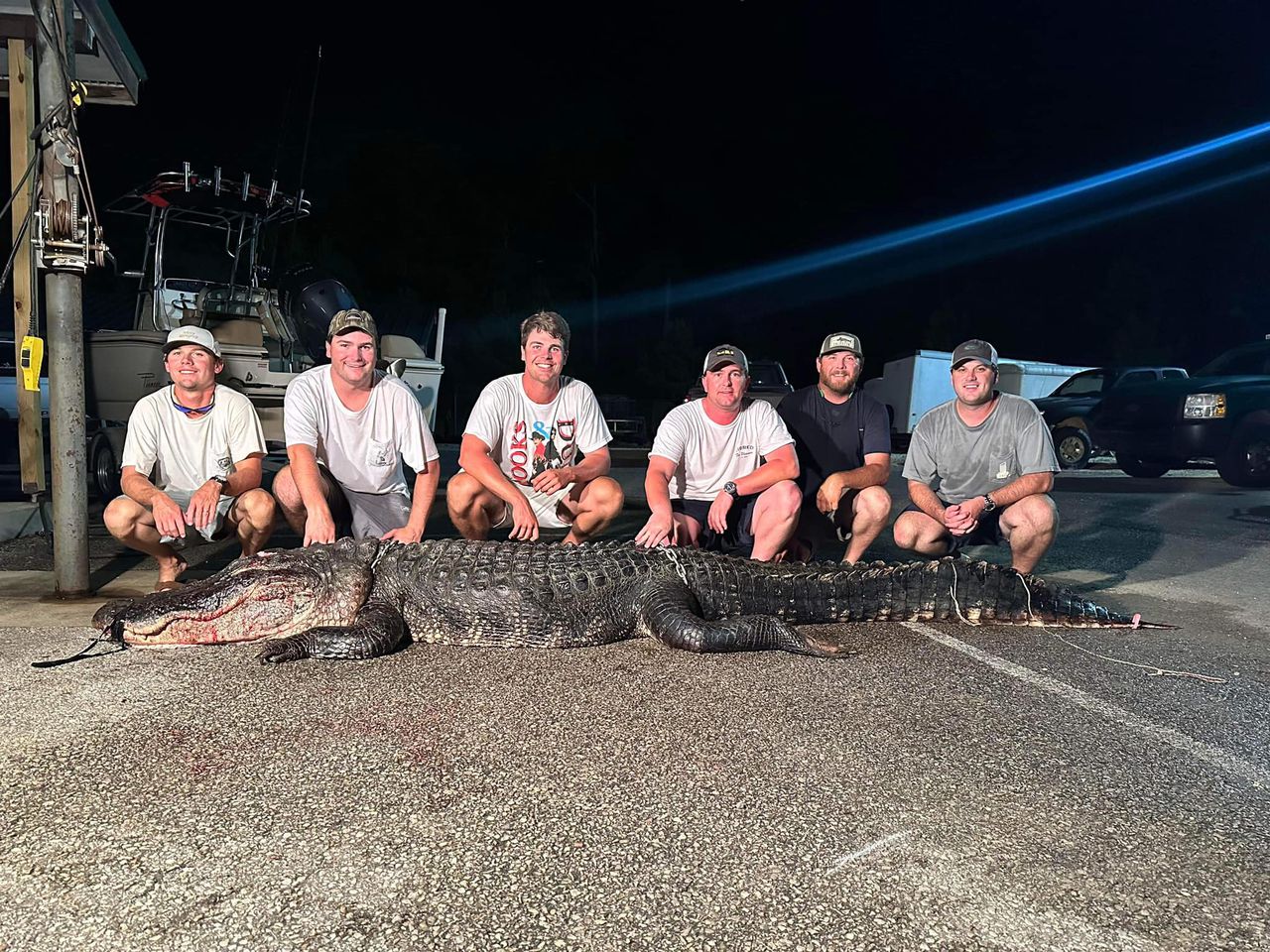 Got a recipe for alligator? These guys might need it after 524-pound Mobile Bay catch