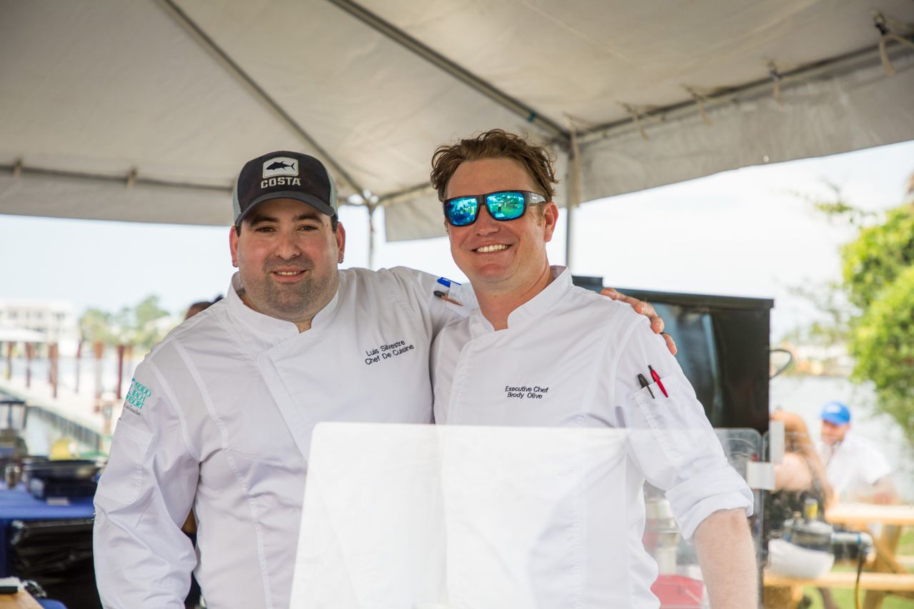 Chef de Cuisine Luis Silvestre, left, and Executive Chef Brody Olive, right, won this year's Alabama Seafood Cook-Off and the Great American Seafood Cook-Off. The two work together at Perdido Beach Resort in Orange Beach.