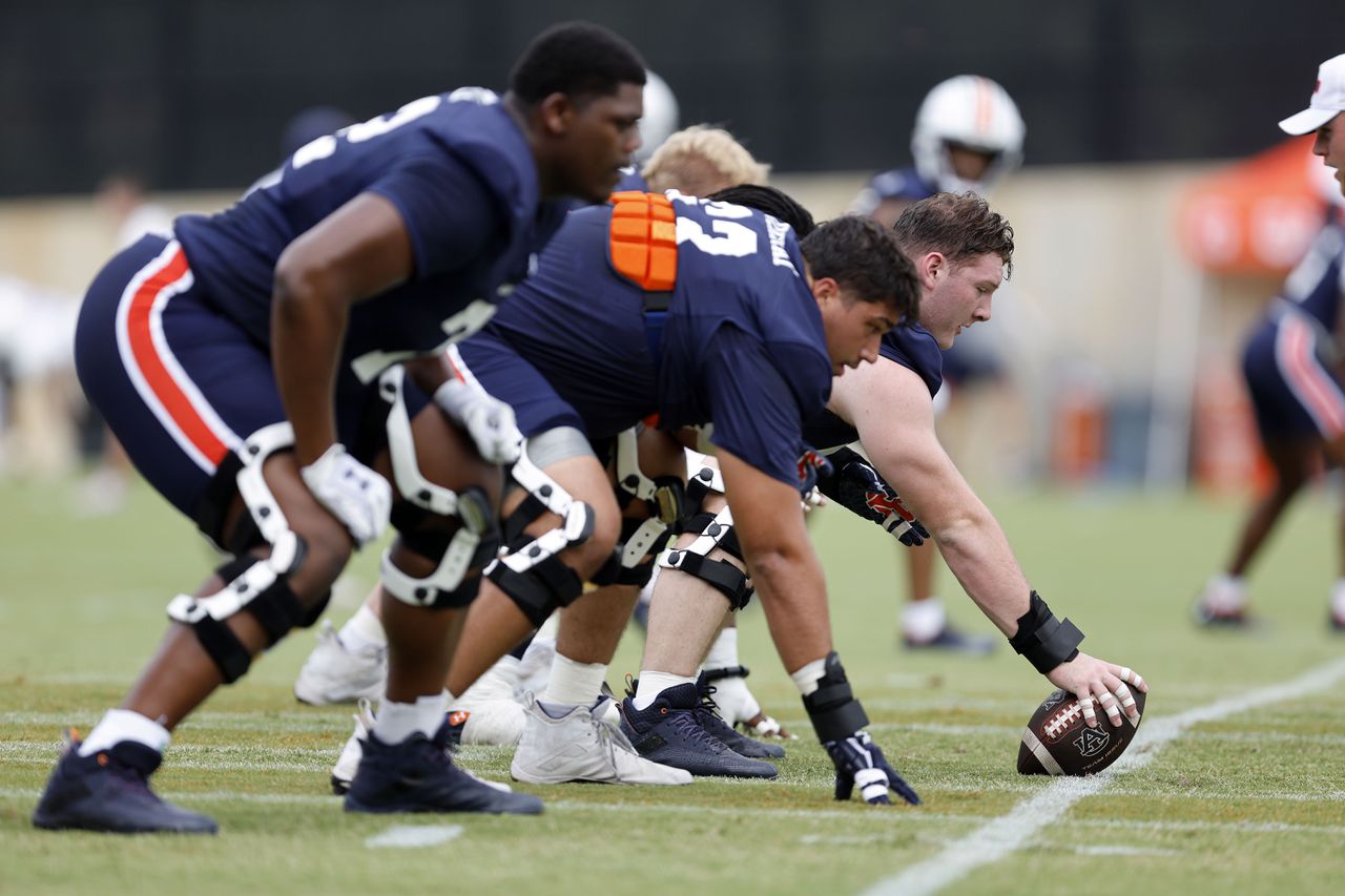 Hugh Freeze eager to see Auburn's transfer-heavy offensive line come together