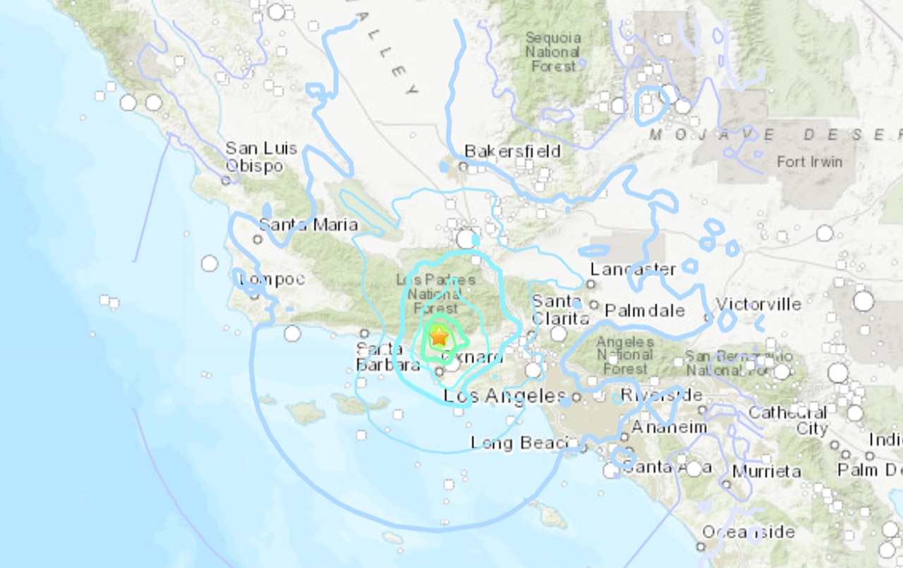 Hurriquake? Quake hits California as Hilary strikes