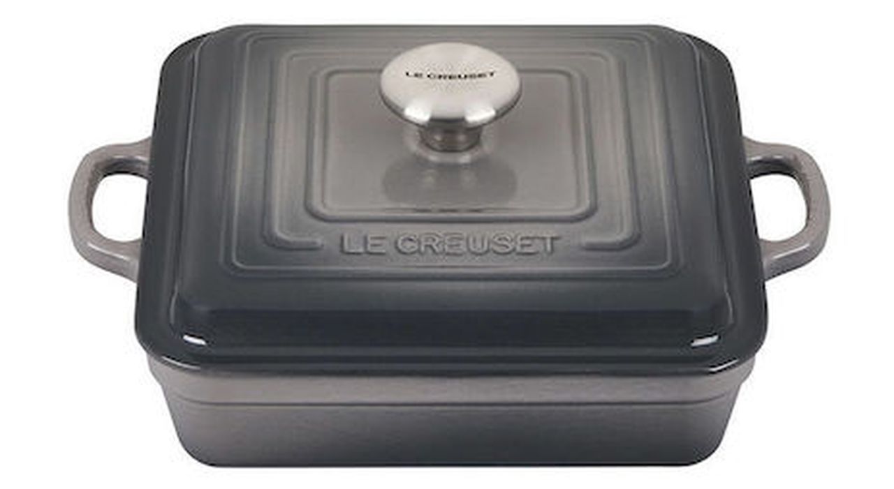 Square Cocotte with Lid