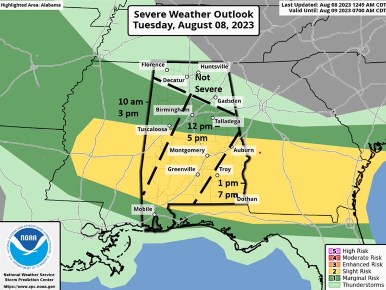 More severe storms Tuesday: What time will storms arrive where I live?