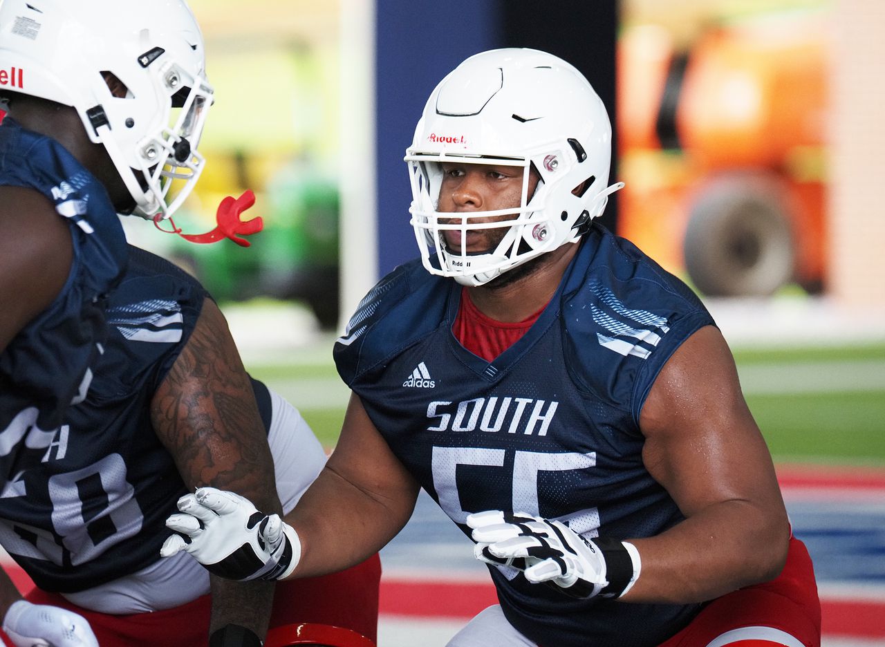 South Alabama football fall camp 