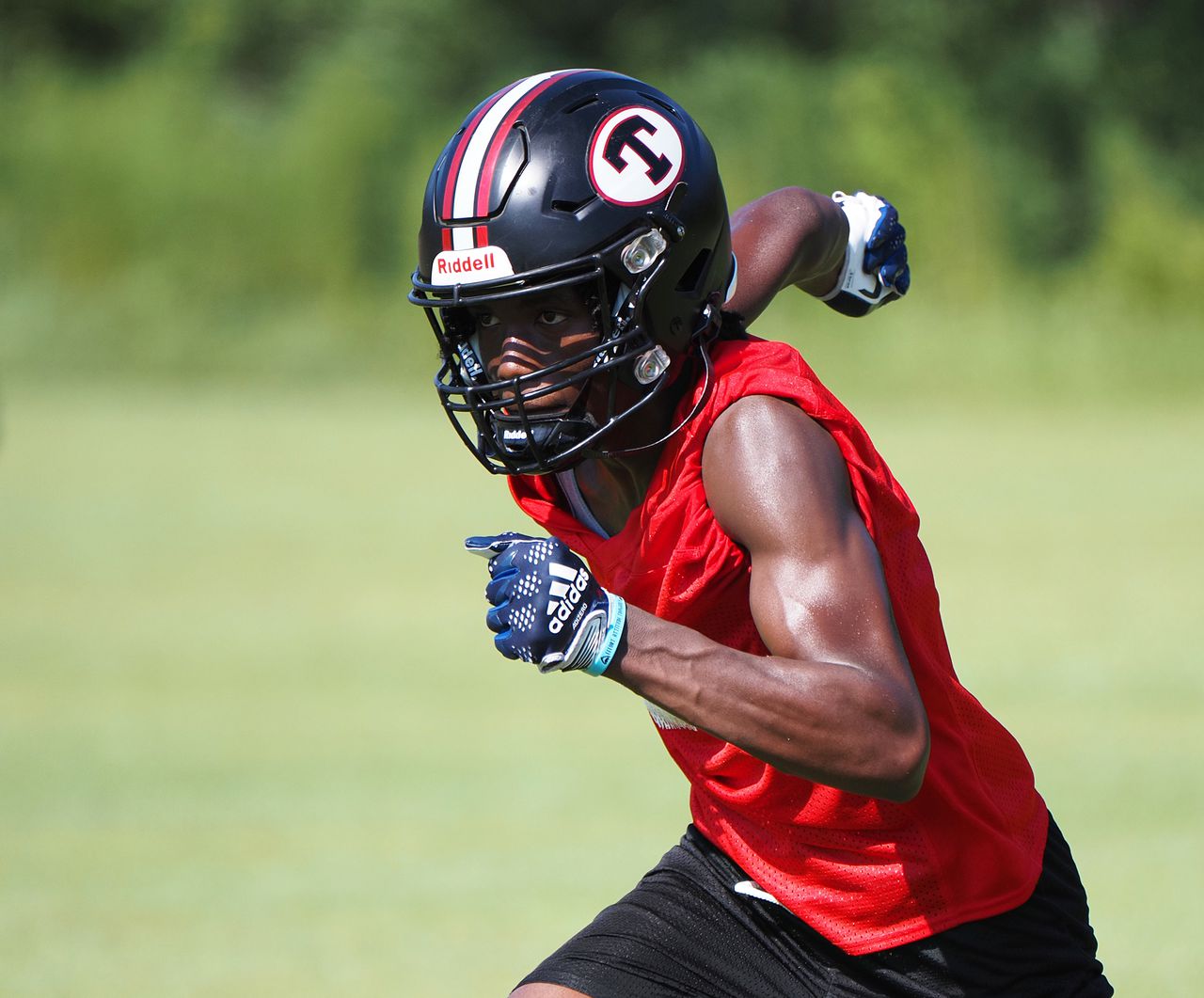 Theodore football practice 