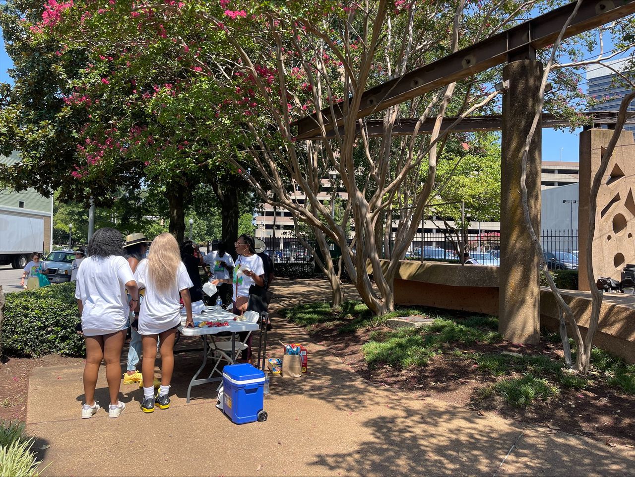 Rally held in downtown Birmingham near courthouse to support Black voters