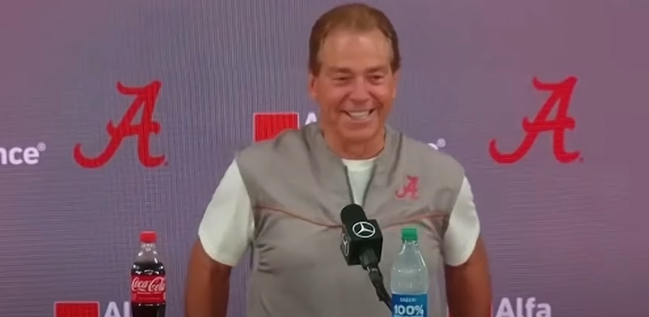 Saban jokes about handling Alabama players with tough love