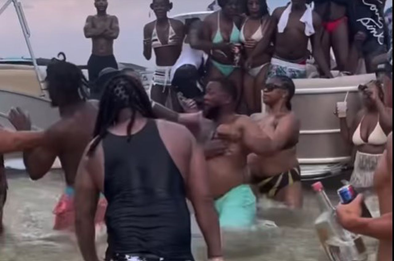 Suspects wanted in connection with large brawl seen on video from Destin's Crab Island
